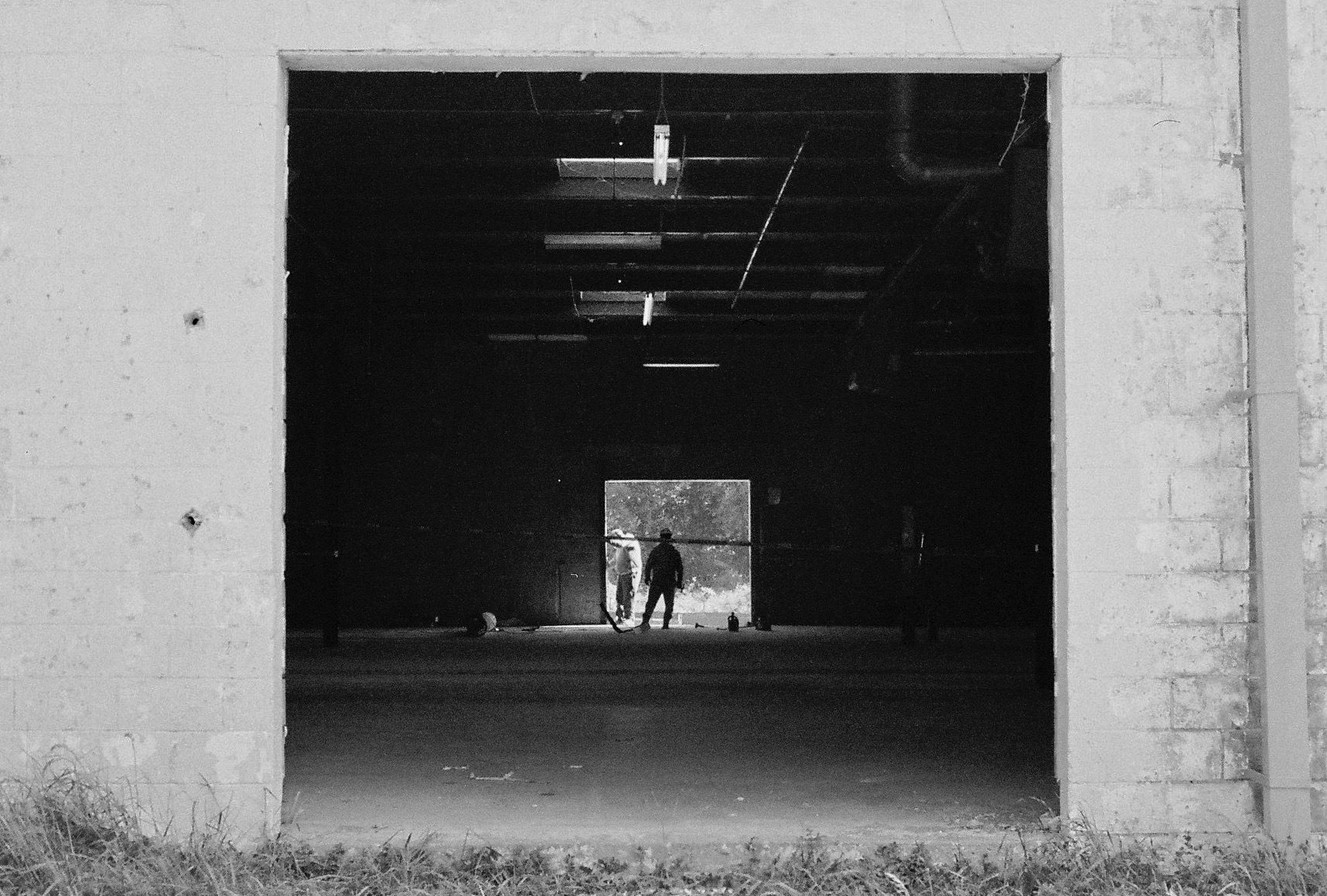 Men at construction site